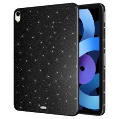 iPad Air 4. 5. Nesil 10.9'' uyumlu Simli Silikon Kılıf Işıltılı Parlak Kapak Esnek TPU Siyah