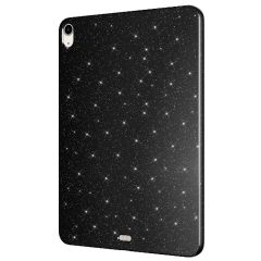 iPad Air 4. 5. Nesil 10.9'' uyumlu Simli Silikon Kılıf Işıltılı Parlak Kapak Esnek TPU Siyah
