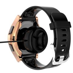 Galaxy Watch 4 Classic 42 mm Kasa Koruyucu Gövde Koruma Body Gard Darbe Emici (Önü Açık) Rose Gold
