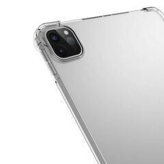 iPad Pro 13 M4 2024 uyumlu Şeffaf Silikon Kılıf Anti Shock Koruyucu Kapak Darbe Emici Tablet Kılıfı
