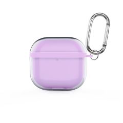 Airpods 4. Nesil Uyumlu Silikon Kılıf 3 Boyutlu Tasarım Renkli Kapak 3D Koruyucu Kulaklık Kılıfı Lila