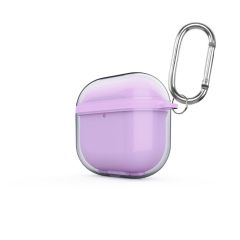 Airpods 4. Nesil Uyumlu Silikon Kılıf 3 Boyutlu Tasarım Renkli Kapak 3D Koruyucu Kulaklık Kılıfı Lila
