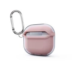 Airpods 4. Nesil Uyumlu Silikon Kılıf 3 Boyutlu Tasarım Renkli Kapak 3D Koruyucu Kulaklık Kılıfı Pudra