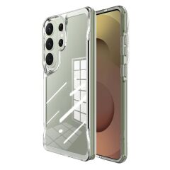 Galaxy S26 Ultra uyumlu Şeffaf Kılıf Silikon Kapak Yükseltilmiş Kenarlar Darbe Emici Ultra Koruma