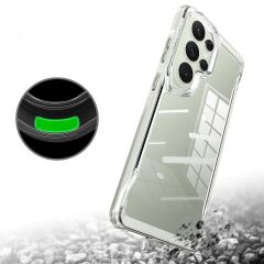 Galaxy S26 Ultra uyumlu Şeffaf Kılıf Silikon Kapak Yükseltilmiş Kenarlar Darbe Emici Ultra Koruma