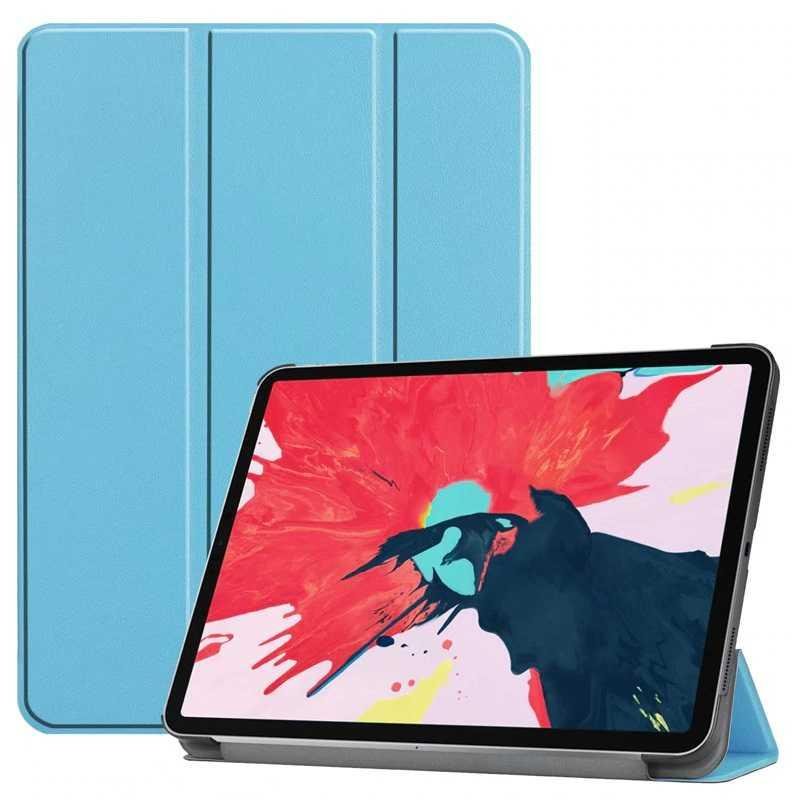 Apple iPad Pro 11 2021 3. Nesil Kılıf Smart Cover Tablet Kılıfı Standlı Akıllı Kapak Mavi