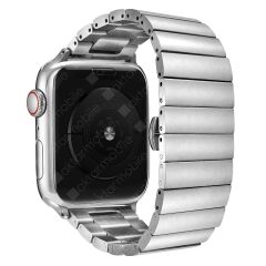Apple Watch 10 46 mm uyumlu Metal Kordon Premium Paslanmaz Çelik Kayış