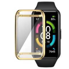 Huawei Band 7 Ekran Koruyucu & Kasa Koruma 360° Full Body Gard Tüm Gövde Tam Koruma Gold