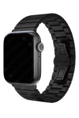 Apple Watch 10 42 mm uyumlu Metal Kordon Premium Paslanmaz Çelik Kayış