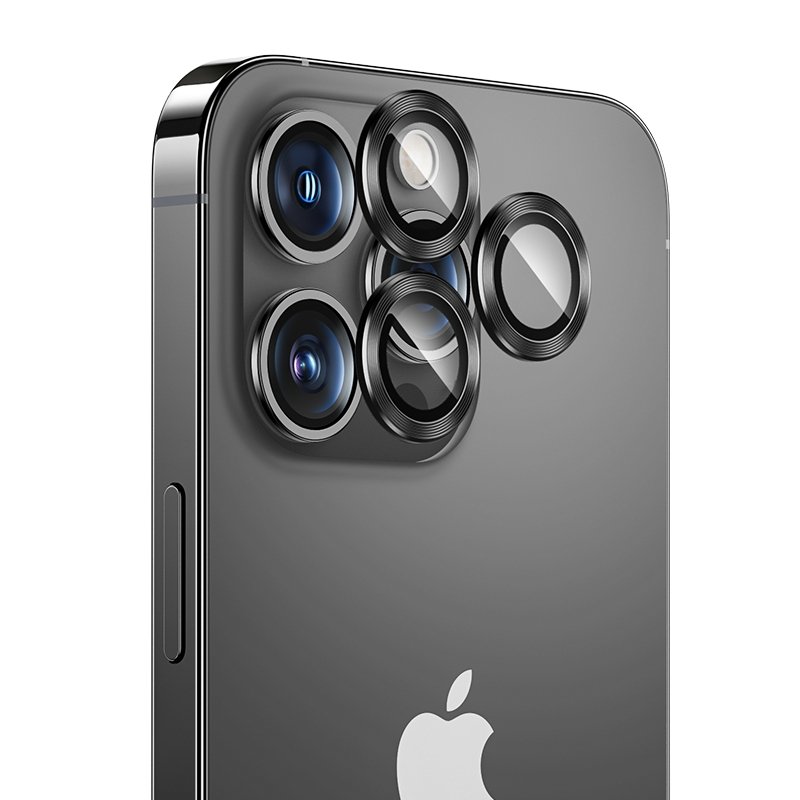 Apple iPhone 14 Pro Benks DR Sapphire Kamera Lens Koruyucu Siyah