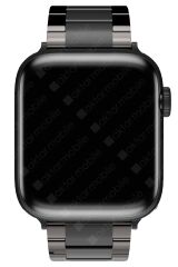 Apple Watch 10 42 mm uyumlu Seramik Metal Kordon Premium Seramik Kayış