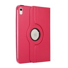 Apple iPad 10. Nesil 2022 10.9'' Kılıf Dönebilen Standlı Smart Uyku Modlu PU Deri Kapaklı Tablt Klıfı Pembe