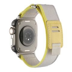 Apple Watch 7 8 9 45 mm uyumlu Kordon Yeni Seri Trail Loop Naylon Örgü Kayış Cırt Cırtlı