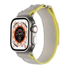 Apple Watch 7 8 9 45 mm uyumlu Kordon Yeni Seri Trail Loop Naylon Örgü Kayış Cırt Cırtlı