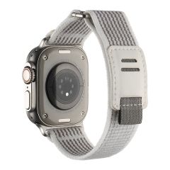 Apple Watch 7 8 9 45 mm uyumlu Kordon Yeni Seri Trail Loop Naylon Örgü Kayış Cırt Cırtlı