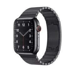 Apple Watch 10 42 mm uyumlu Metal Kordon Baklalı Model Bilezik Çelik Kayış