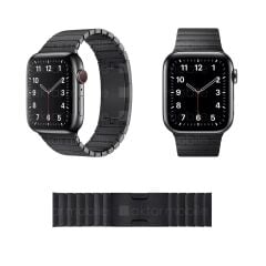 Apple Watch 10 42 mm uyumlu Metal Kordon Baklalı Model Bilezik Çelik Kayış