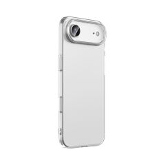 iPhone 17 Air uyumlu Şeffaf Kılıf Sararmayan Sert PC Kapak Kamera Çıkıntılı Şeffaf