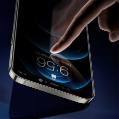 iPhone 14 Pro Max Hayalet Ekran Koruyucu & Hızlı Kurulum Aparatı - Anti-Dust Toz Geçirmez - Privacy
