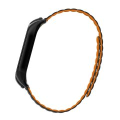 Mi Band 7 uyumlu Magnetik Silikon Kordon & Kasa Koruma 2 in 1 Çift Renkli Mıknatıslı Premium Kayış