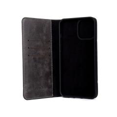 iPhone 11 Pro Max Hakiki Deri Kapaklı Cüzdan Kartlık Kılıf Çıkartılabilen Mıknatıslı Kapak Standlı