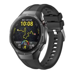 Huawei Watch GT 5 Pro 46 mm Uyumlu Silikon Kordon Özel Pim Tasarımı Premium Spor Kayış