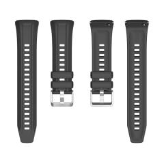Huawei Watch GT 5 Pro 46 mm Uyumlu Silikon Kordon Özel Pim Tasarımı Premium Spor Kayış