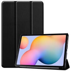 Samsung Galaxy Tab S7 FE LTE T737 Uyumlu Kılıf Standlı Akıllı Kapak Smart Cover Tablet Kılıfı Siyah