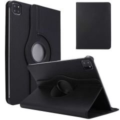 iPad Pro 12.9 5. Nesil 2021 M1 Uyumlu Kılıf 360° Dönebilen Akıllı Kapak Standlı Smart Uyku Modlu Siyah