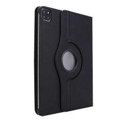 iPad Pro 12.9 5. Nesil 2021 M1 Uyumlu Kılıf 360° Dönebilen Akıllı Kapak Standlı Smart Uyku Modlu Siyah