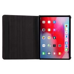 iPad Pro 12.9 5. Nesil 2021 M1 Uyumlu Kılıf 360° Dönebilen Akıllı Kapak Standlı Smart Uyku Modlu Siyah