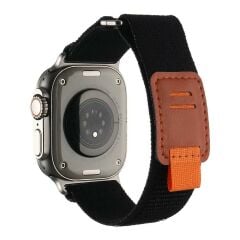 Apple Watch Ultra / Ultra 2 49 mm uyumlu Kordon Yeni Seri Trail Loop Naylon Örgü Kayış Cırt Cırtlı