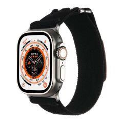 Apple Watch Ultra / Ultra 2 49 mm uyumlu Kordon Yeni Seri Trail Loop Naylon Örgü Kayış Cırt Cırtlı