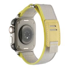 Apple Watch Ultra / Ultra 2 49 mm uyumlu Kordon Yeni Seri Trail Loop Naylon Örgü Kayış Cırt Cırtlı