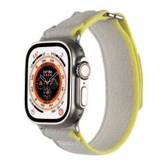 Apple Watch Ultra / Ultra 2 49 mm uyumlu Kordon Yeni Seri Trail Loop Naylon Örgü Kayış Cırt Cırtlı