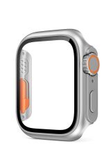 Apple Watch 6 SE 5 4 40 mm uyumlu Watch Ultra 49 mm Kasa Dönüştürücü & Ekran Koruyucu Tam Koruma