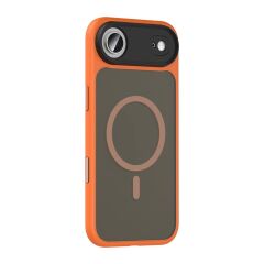 iPhone 17 Air uyumlu MagSafe Kılıf Mat Arka Yüzey Kamera Çıkıntılı Darbe Emici Kapak