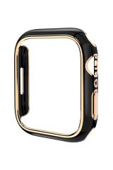 Apple Watch 7 41 mm uyumlu Kasa Koruyucu Glitter Metalik Renkli Gövde Koruma (Önü Açık)