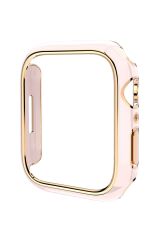 Apple Watch 7 41 mm uyumlu Kasa Koruyucu Glitter Metalik Renkli Gövde Koruma (Önü Açık)