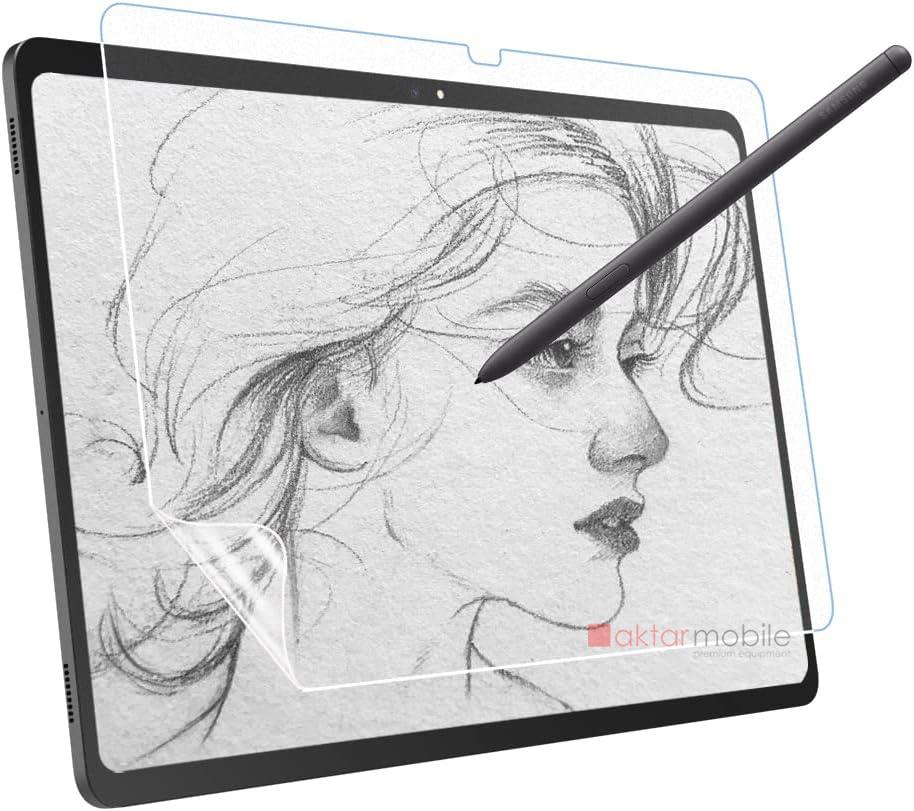 Galaxy Tab S9 FE+ Plus 12.4'' 2023 uyumlu Paper Like Ekran Koruyucu Kağıt Hissi Tasarım Mat Yüzey