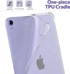iPad Air 13 M2 2024 uyumlu Şeffaf Silikon Kılıf Anti Shock Koruyucu Kapak Darbe Emici Tablet Kılıfı