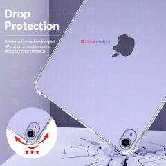 iPad Air 13 M2 2024 uyumlu Şeffaf Silikon Kılıf Anti Shock Koruyucu Kapak Darbe Emici Tablet Kılıfı