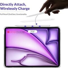 iPad Air 13 M2 2024 uyumlu Şeffaf Silikon Kılıf Anti Shock Koruyucu Kapak Darbe Emici Tablet Kılıfı