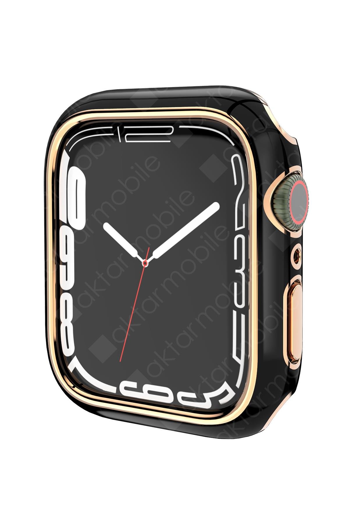 Apple Watch 6 SE 5 4 44 mm uyumlu Kasa Koruyucu Glitter Metalik Renkli Gövde Koruma (Önü Açık)