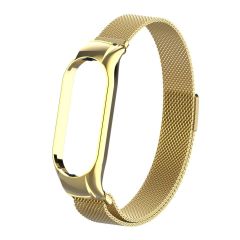 Mi Band 7 uyumlu Mıknatıslı Hasır Metal Kordon & Kasa Koruma 2 in 1 Tel Örgü Kayış