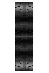 Apple Watch Ultra 49 mm uyumlu Metal Kordon Premium Paslanmaz Çelik Kayış Şık & Agresif Tasarım Siyah