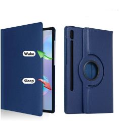 Samsung Galaxy Tab S8+ Plus 12.4'' uyumlu Kılıf 360° Dönebilen Akıllı Kapak Standlı Smart Uyku Modlu Mor