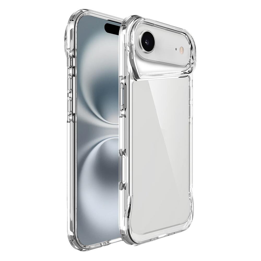 iPhone 17 Air uyumlu Şeffaf Kılıf Silikon Kapak Yükseltilmiş Kenarlar Darbe Emici Ultra Koruma Şeffaf