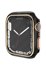 Apple Watch 3 2 1 38 mm uyumlu Kasa Koruyucu Glitter Metalik Renkli Gövde Koruma (Önü Açık)