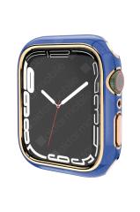 Apple Watch 3 2 1 38 mm uyumlu Kasa Koruyucu Glitter Metalik Renkli Gövde Koruma (Önü Açık)